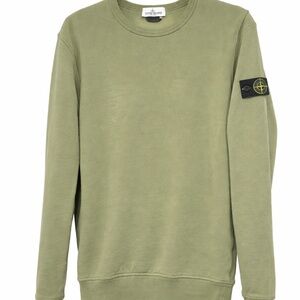 Stone Island Junior Crewneck Sweatshirt – Olive Green - Size 14